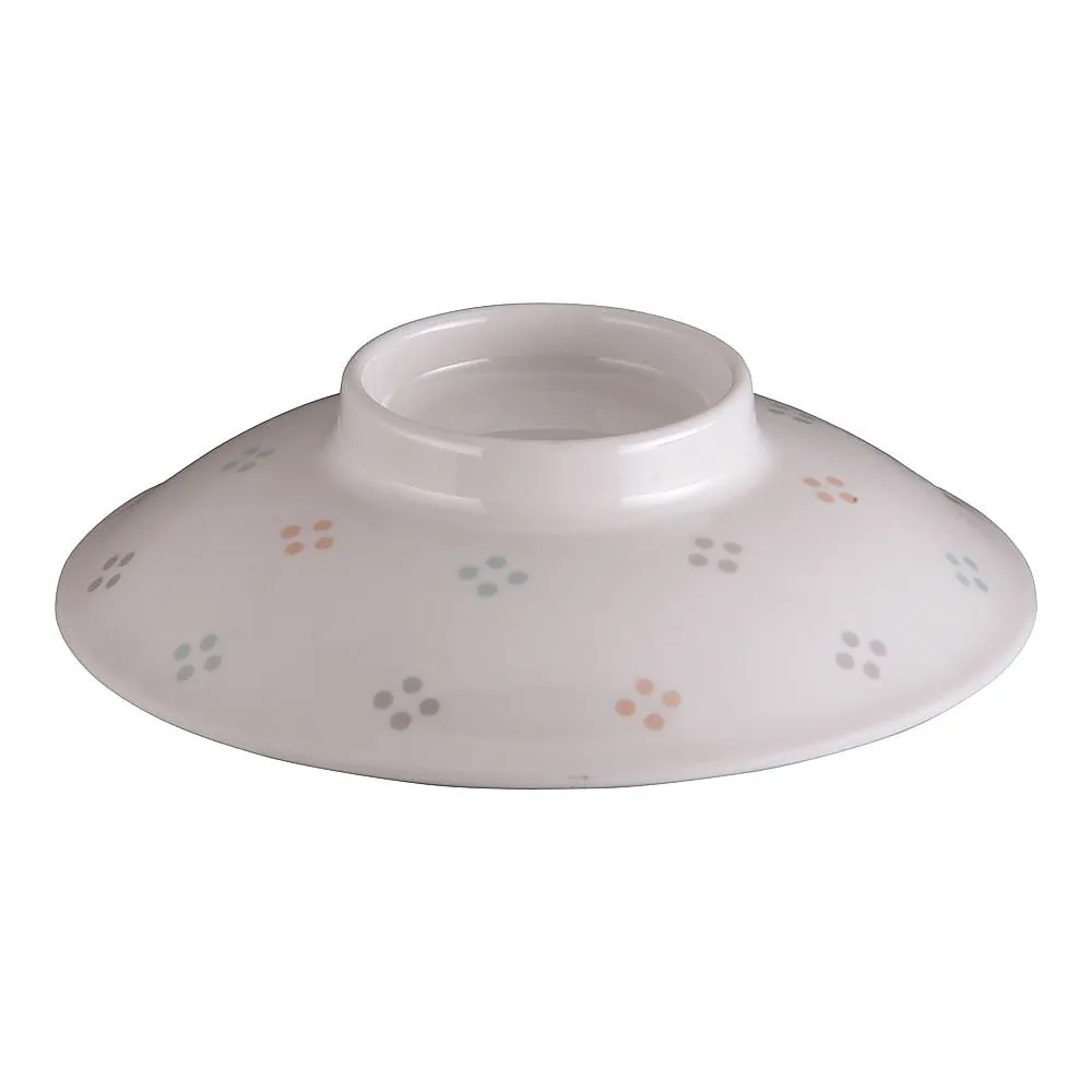 62-6849-66 Melamine 'Hanamon' rice bowl lid M-355-KA