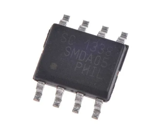 63-7698-10 Semtech SMDA05.TBT, Quad-Element Uni-Directional TVS Diode, 300W, 8-Pin SOIC SMDA05.TBT
