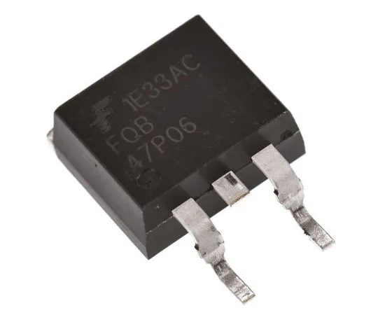 63-7669-84 FQB47P06TM-AM002 P-Channel MOSFET, 47 A, 60 V, 3-Pin D2PAK ON Semiconductor FQB47P06TM-AM002