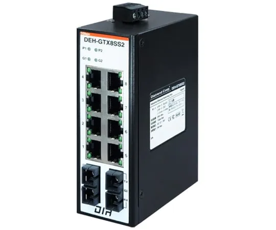 67-7171-91 Industrial Ethernet Switching Hub with Gigabit Optical Ports (Single Mode) DEH-GTX8SS2 DEH-GTX8SS2