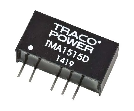 63-7724-39 TRACOPOWER TMA 1W Isolated DC-DC Converter Through Hole, Voltage in 13.5 → 16.5 V dc, Voltage out ±15V dc TMA 1515D