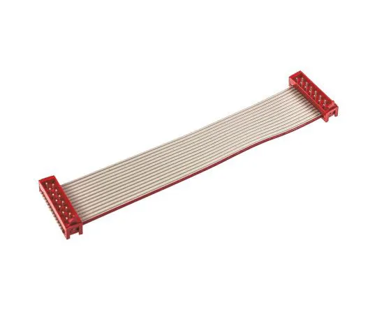 63-7613-95 Flat Serial Cable Assembly 100mm IDC to IDC 14, Ways 1483355-1