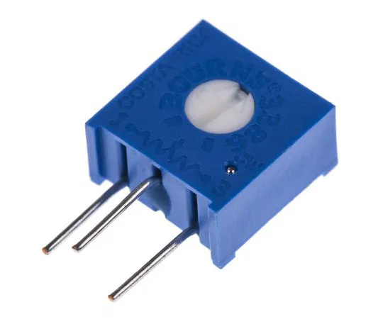 63-7609-03 10kΩ Through Hole Trimmer Potentiometer 0.5W Side Adjust Bourns 3386 Series 3386H-1-103LF