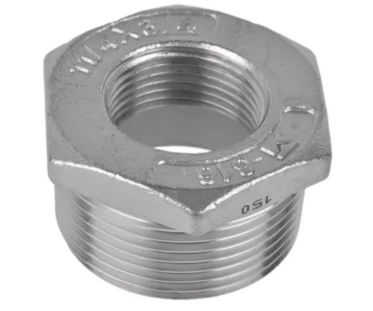63-7592-35 RS PRO Stainless Steel Hexagon Bush 1-1/4in R(T) Male x 3/4in G(P) Female 1.18in 499-3568