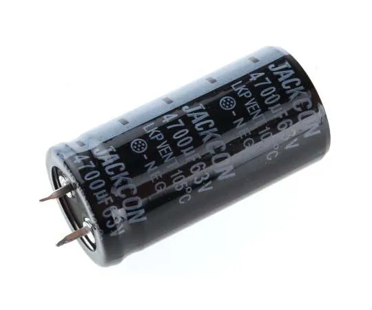 63-7722-69 RS PRO 4700μF 63V dc Aluminium Electrolytic Capacitor, Through Hole 25 (Dia.) x 50mm +105°C 25mm 10mm 50mm 170-1039