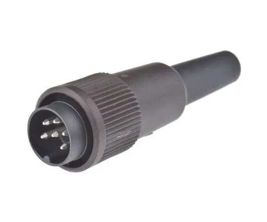 63-7551-87 Binder 678 Series Miniature Cable Mount Connector, 6 contacts Plug 99-0617-00-06