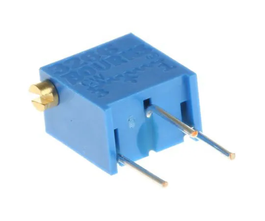 63-7608-07 5kΩ Through Hole Trimmer Potentiometer 0.25W Side Adjust Bourns 3266 Series 3266X-1-502LF