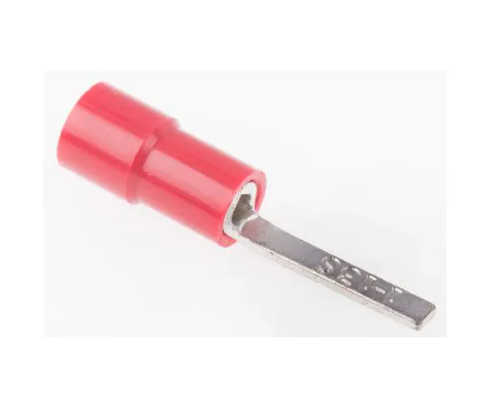 63-7636-61 RS PRO No Insulated Crimp Blade Terminal 13mm Blade Length, 0.5mm² to 1.5mm², 22AWG to 16AWG, Red 613-9700