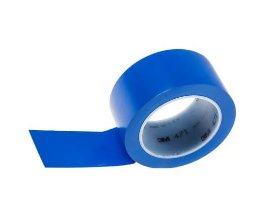 63-7667-23 3M 471 Blue Vinyl Lane Marking Tape, 50mm x 33m 471 bleu 50,8mm x 33 metres