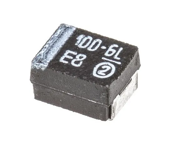 63-7690-59 Vishay Tantalum Capacitor 100μF 6.3V dc MnO2 Solid ±10% Tolerance TR3 Series TR3B107K6R3C0500