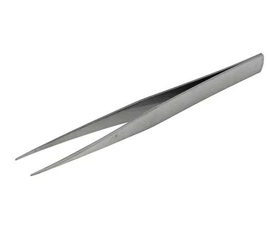 67-4550-38 Weak Electric Tweezers 125 mm Straight Type NO.1N