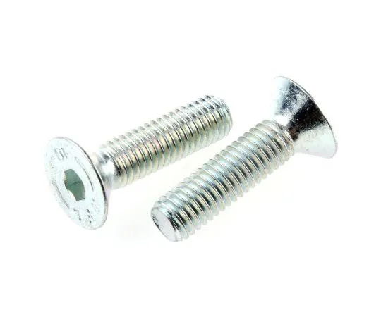 63-7577-40 RS PRO M8 x 30mm Hex Socket Countersunk Screw Bright Zinc Plated Steel 483-9969