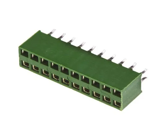 63-7588-71 TE Connectivity AMPMODU HV100 Series 2.54mm Pitch 20 Way 2 Row Straight PCB Socket, Through Hole, Solder Termination 1-215307-0