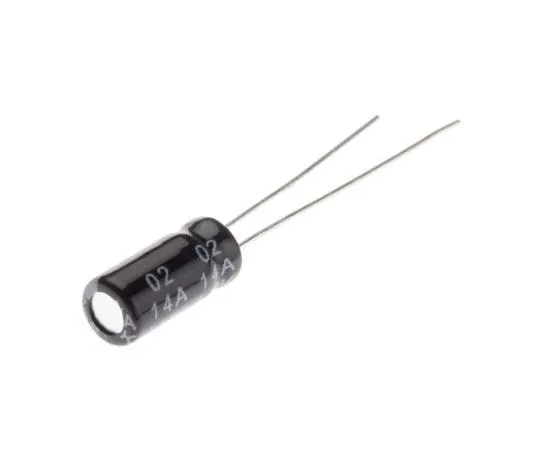 63-7736-19 RS PRO 100μF 6.3V dc Aluminium Electrolytic Capacitor, Through Hole 5 (Dia.) x 11mm +105°C 5mm 2mm 11mm 711-0703
