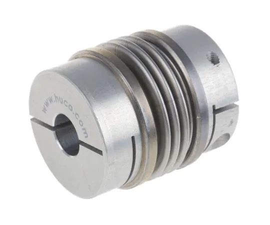63-7702-84 Huco Stainless Steel 34mm OD Bellows Coupling With Clamping Fastening 536.34.3232