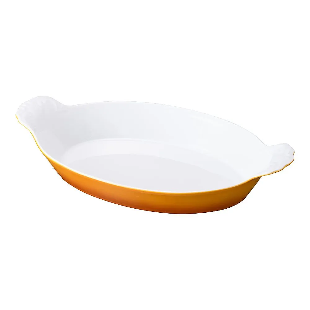 62-6822-16 Schoenbald Oval Gratin Dish Tea (With Hand) 0298-28B