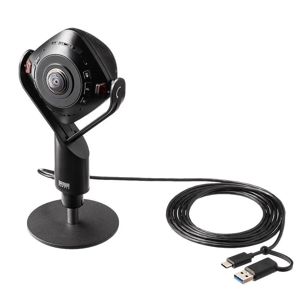 68-0710-46 360 degree webcam with built-in speakers CMS-V71BK