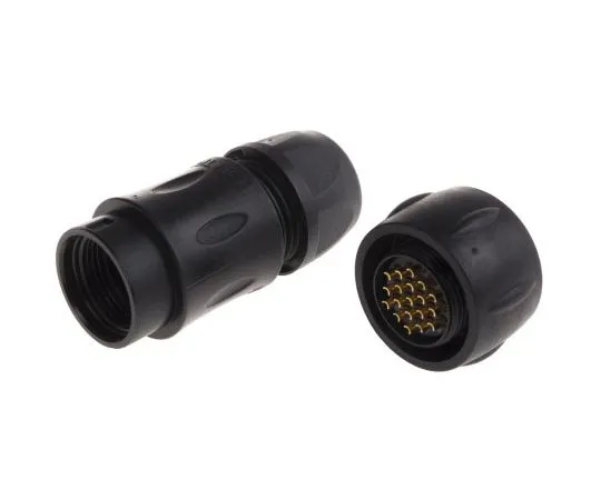 63-7695-07 Souriau UTS Series Cable Mount Connector, 19 contacts Socket UTS6JC14E19S