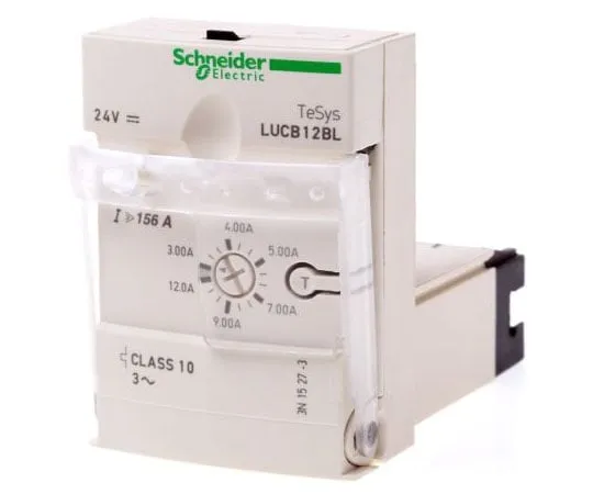 63-7586-48 Schneider Electric U-Line Advanced Motor Starter 5.5 kW Rating, 24 V dc LUCB12BL