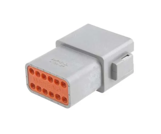 63-7705-37 Amphenol AT Series, 12 Way Cable Mount Socket Power Connector AT04-12PA