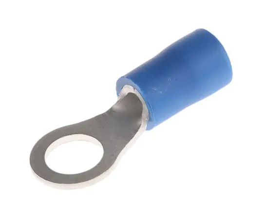 63-7696-10　JST FV Series Insulated Crimp Ring Terminal, 5mm Stud Size, 1mm² to 2.6mm² Wire Size, Blue　FVWS2-M5