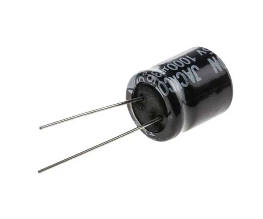 63-7737-23　RS PRO 1000μF 35V dc Aluminium Electrolytic Capacitor, Through Hole 13 (Dia.) x 16mm +105°C 13mm 5mm 16mm　711-1328