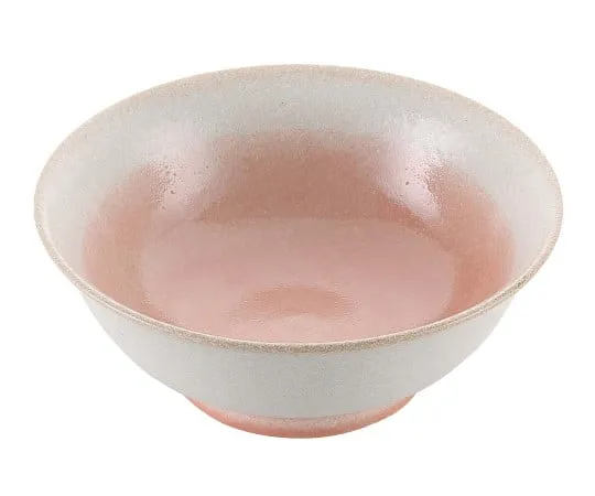 63-7195-11 Porcelain Chinese Dishes Glazed Pink Takadai Rice Bowl 6.8 cm (φ212) 8179700