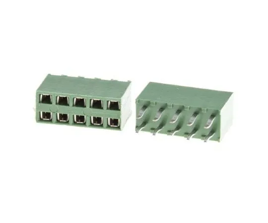 63-7588-68 TE Connectivity AMPMODU HV100 Series 2.54mm Pitch 10 Way 2 Row Straight PCB Socket, Through Hole, Solder Termination 215307-5