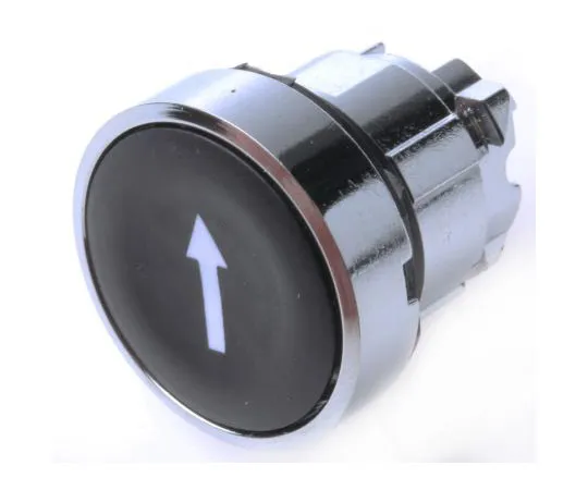 63-7631-69 Schneider Electric Harmony XB4 Series, Black Push Button Head, Down Arrow, 22mm Cutout ZB4BA335
