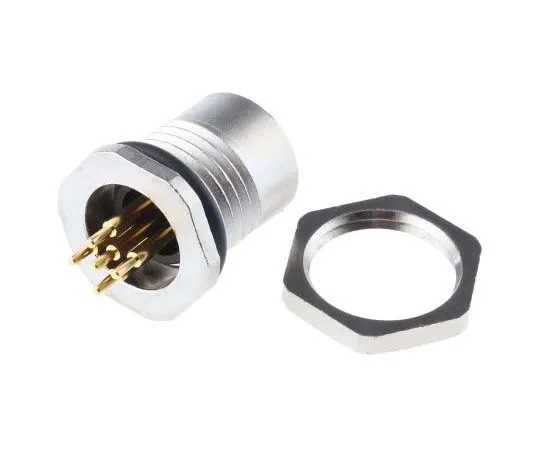 63-7726-54 Binder 713 Series M12 Panel Mount Connector, 5 contacts Plug 09-3442-90-05