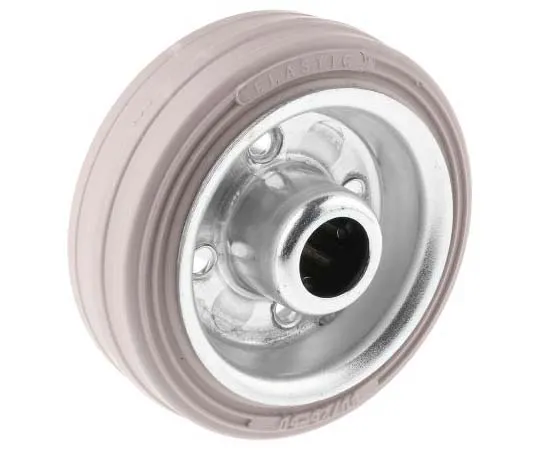 63-7704-20 LAG Black, White Rubber Castor Wheels 12054G, 60kg 12054G