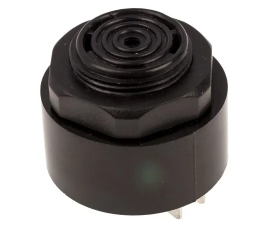 63-7617-06 RS PRO 6 → 28 V ac/dc 70dB Panel Mount Fast Pulse Internal Piezo Buzzer, 2300 → 3300 Hz 535-8461