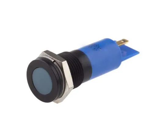 63-7717-77 RS PRO Blue Indicator, 24 V dc, 14mm Mounting Hole Size, Solder Tab Termination, IP67 703-8897