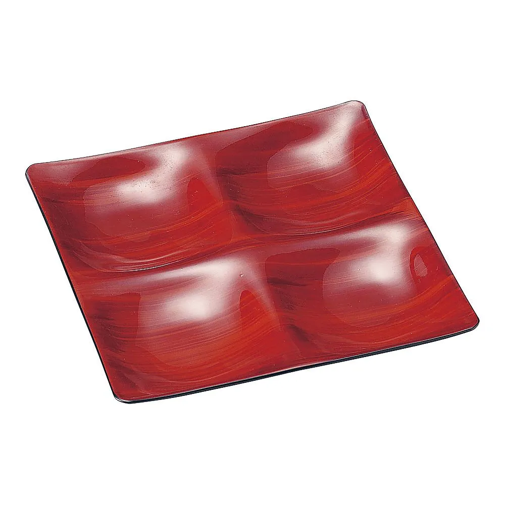 62-6853-12 Caribbean Plate Red-Brown Brushes M-21-48