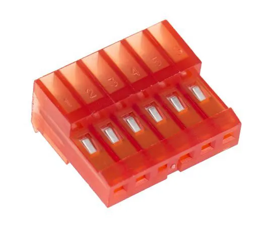 63-7616-60 TE Connectivity 6-Way IDC Connector Socket for Cable Mount, 1-Row 3-640440-6
