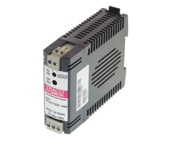 63-7661-10 TRACOPOWER, TCL DIN Rail Panel Mount Power Supply, 12V dc Output Voltage, 2A output current TCL 024-112 DC