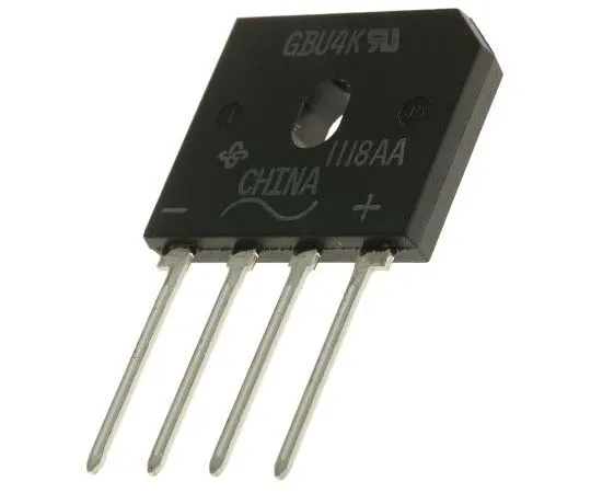 63-7710-70 Vishay GBU4K-E3/45, Bridge Rectifier, 4A 800V, 4-Pin GBU GBU4K-E3/45