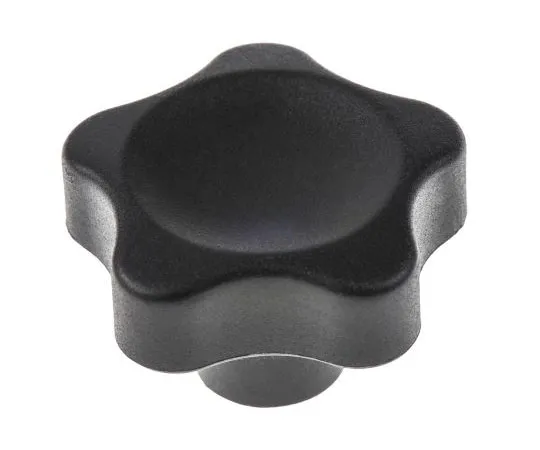 63-7550-96 Elesa Black Polymer Knob 166346, M8 x 13 166346