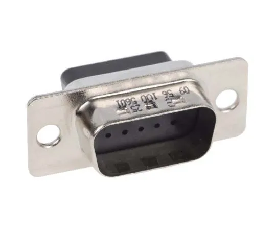 63-7700-78 Harting 2.29mm Pitch Straight Crimp D-sub Connector, Plug, 15 Pin 9561005601