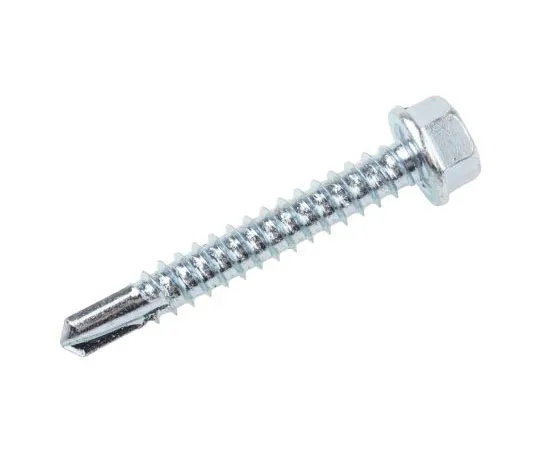 63-7627-73 RS PRO Bright Zinc Plated Steel Self Drilling Screw M5.5 x 38mm Long 546-5913