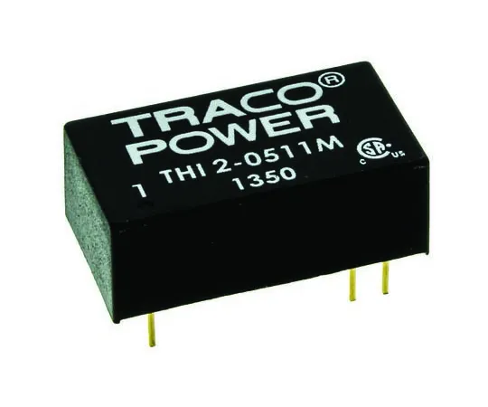 63-7658-54 TRACOPOWER THI 2M 2W Isolated DC-DC Converter Through Hole, Voltage in 4.5 → 5.5 V dc, Voltage out 5V dc Medical THI 2-0511M