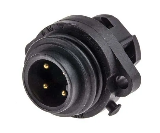 63-7705-17 Amphenol Eco-Mate Series Panel Mount Connector, 4 contacts Socket C016-20C003-200-12
