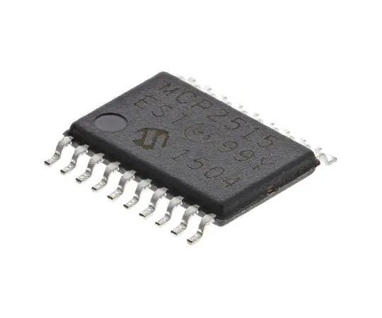 63-7684-39 Microchip MCP2515-e/ST, CAN Controller 1Mbps CAN 2.0B, 20-Pin TSSOP MCP2515-e/ST
