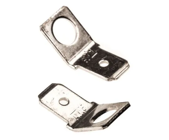 63-7678-16　TE Connectivity FASTON .250 Series , 45° Mount Angle Stud Mount Tab Terminal, 6.35 x 0.81mm Tin Plated　181948-2