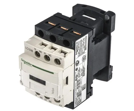 63-7631-12 Schneider Electric 3 Pole Contactor, 18 A, 48 V ac Coil, TeSys D, 3NO, 7.5 kW LC1D18E7