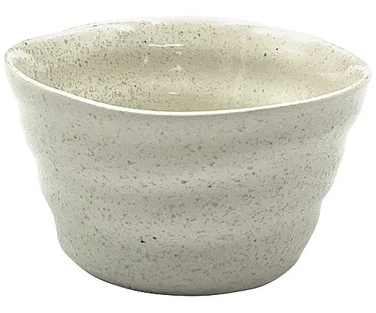 69-5207-24 Japanese tableware collection white glaze rokubei small bowl 3 cm glossy 8181141