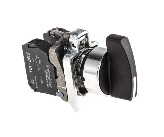 63-7632-65 Schneider Electric 3 Position 45° Rotary Switch, 600 V ac/dc, 6 A ac, 550 mA dc, Handle, Stay Put Actuator XB4BJ33