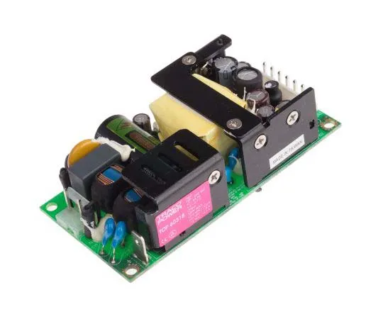 63-7726-02 TRACOPOWER 55W Triple Output Embedded Switch Mode Power Supply SMPS, 1.5 A, 6 A, 500 mA, 5/12/24V dc Open Frame TOP 60318