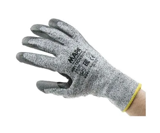63-7741-57 Mapa Spontex Krytech 557 Dyneema Polyurethane-Coated Cut Resistant Gloves, size 9, Grey 557