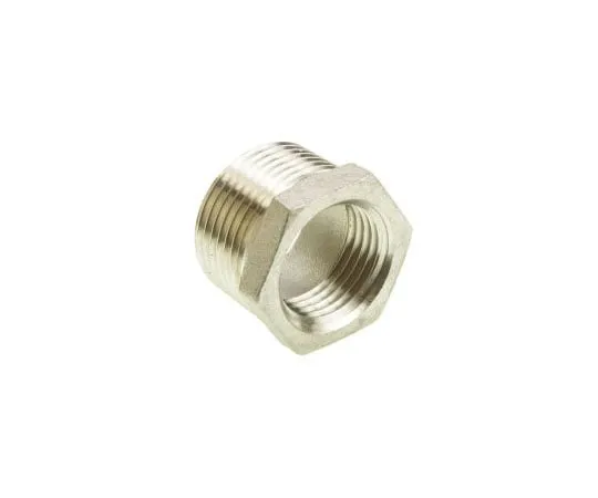 63-7592-31 RS PRO Stainless Steel Hexagon Bush 3/4in R(T) Male x 1/2in G(P) Female 0.91in 499-3524